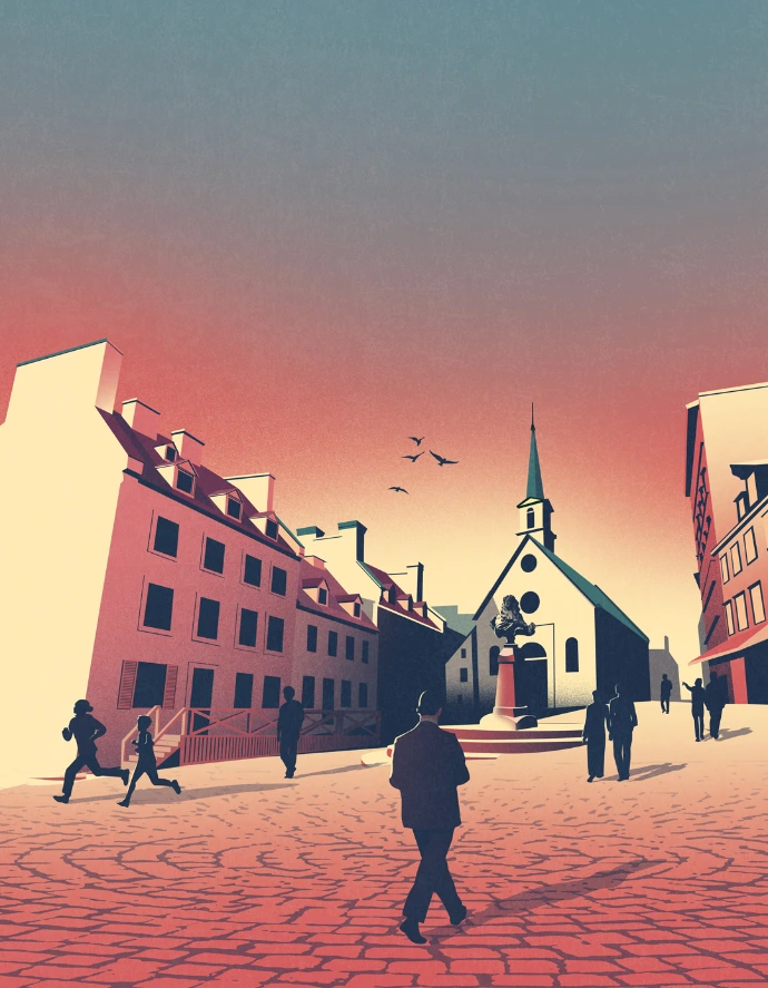 Illustration de la Place-Royale